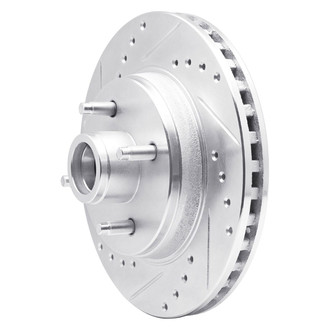 R1 Concepts® - eLINE™ Drilled and Slotted 1-Piece Front Driver Side Brake Rotor