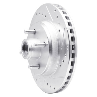 R1 Concepts® - eLINE™ Drilled and Slotted 1-Piece Front Passenger Side Brake Rotor