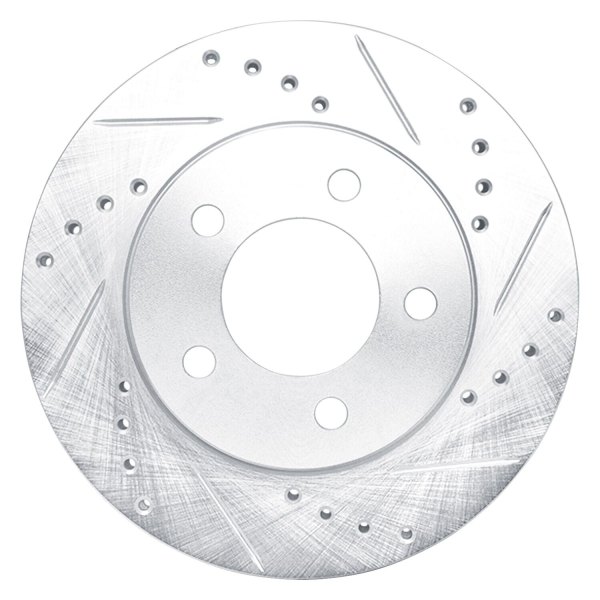 R1 Concepts® - eLINE™ Drilled and Slotted 1-Piece Front Brake Rotor