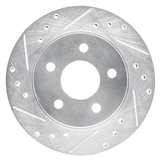 R1 Concepts® - eLINE™ Drilled and Slotted 1-Piece Rear Driver Side Brake Rotor