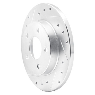 R1 Concepts® - eLINE™ Drilled and Slotted 1-Piece Rear Driver Side Brake Rotor