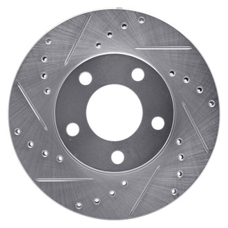 R1 Concepts® - eLINE™ Drilled and Slotted 1-Piece Front Driver Side Brake Rotor