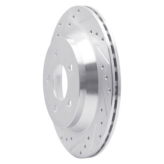 R1 Concepts® - eLINE™ Drilled and Slotted 1-Piece Rear Driver Side Brake Rotor
