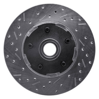 R1 Concepts® - eLINE™ Drilled and Slotted 1-Piece Front Driver Side Brake Rotor