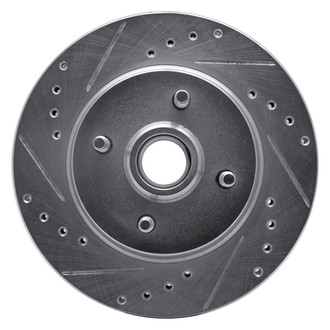 R1 Concepts® - eLINE™ Drilled and Slotted 1-Piece Front Driver Side Brake Rotor