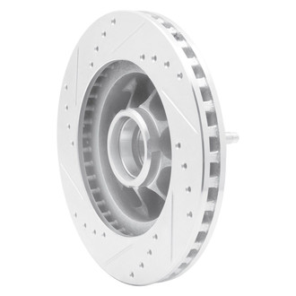 R1 Concepts® - eLINE™ Drilled and Slotted 1-Piece Front Passenger Side Brake Rotor