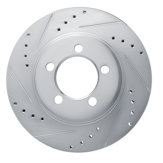 R1 Concepts® - eLINE™ Drilled and Slotted 1-Piece Front Driver Side Brake Rotor