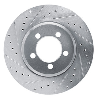 R1 Concepts® - eLINE™ Drilled and Slotted 1-Piece Front Driver Side Brake Rotor
