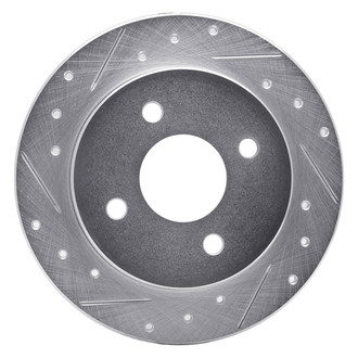R1 Concepts® - eLINE™ Drilled and Slotted 1-Piece Rear Driver Side Brake Rotor