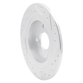 R1 Concepts® - eLINE™ Drilled and Slotted 1-Piece Rear Driver Side Brake Rotor