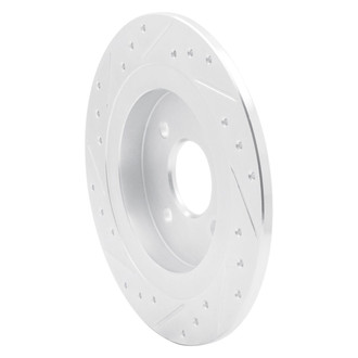 R1 Concepts® - eLINE™ Drilled and Slotted 1-Piece Rear Passenger Side Brake Rotor