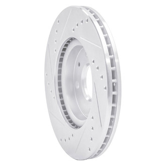 R1 Concepts® - eLINE™ Drilled and Slotted 1-Piece Front Passenger Side Brake Rotor