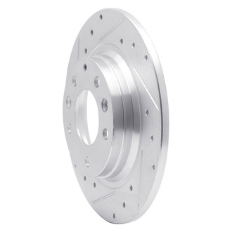 R1 Concepts® - eLINE™ Drilled and Slotted 1-Piece Rear Driver Side Brake Rotor