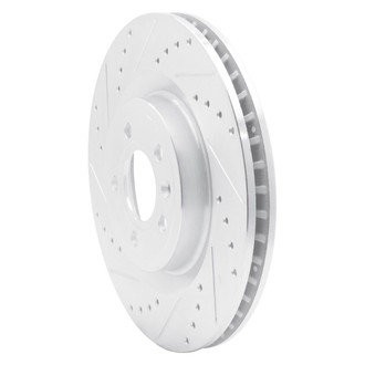 R1 Concepts® - eLINE™ Drilled and Slotted 1-Piece Front Driver Side Brake Rotor