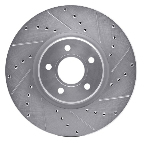 R1 Concepts® - eLINE™ Drilled and Slotted 1-Piece Front Brake Rotor