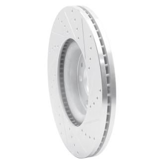 R1 Concepts® - eLINE™ Drilled and Slotted 1-Piece Front Driver Side Brake Rotor