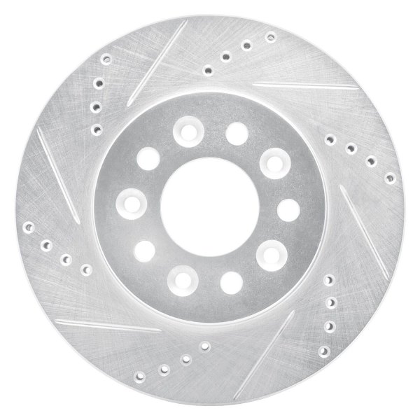 R1 Concepts® - eLINE™ Drilled and Slotted 1-Piece Front Brake Rotor