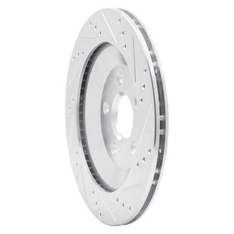 R1 Concepts® - eLINE™ Drilled and Slotted 1-Piece Rear Driver Side Brake Rotor