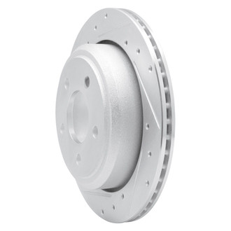 R1 Concepts® - eLINE™ Drilled and Slotted 1-Piece Rear Driver Side Brake Rotor