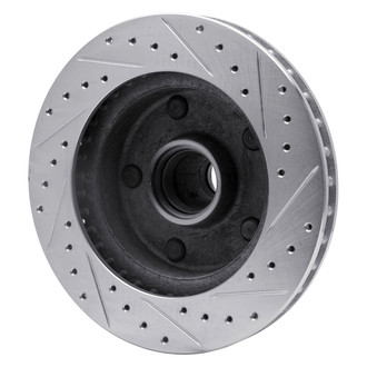R1 Concepts® - eLINE™ Drilled and Slotted 1-Piece Front Driver Side Brake Rotor