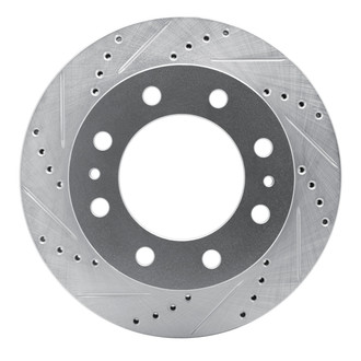 R1 Concepts® - eLINE™ Drilled and Slotted 1-Piece Front Driver Side Brake Rotor
