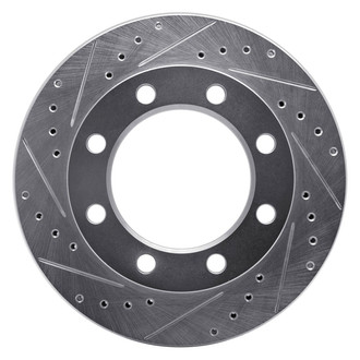 R1 Concepts® - eLINE™ Drilled and Slotted 1-Piece Front Driver Side Brake Rotor