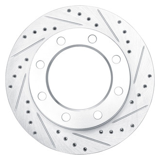 R1 Concepts® - eLINE™ Drilled and Slotted 1-Piece Front Passenger Side Brake Rotor
