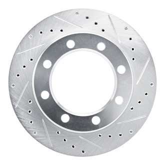 R1 Concepts® - eLINE™ Drilled and Slotted 1-Piece Front Passenger Side Brake Rotor