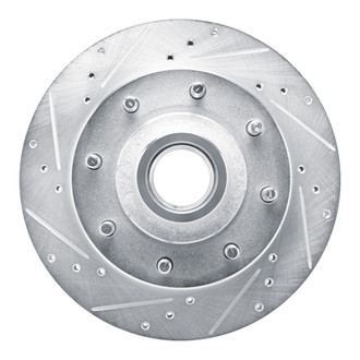 R1 Concepts® - eLINE™ Drilled and Slotted 1-Piece Front Driver Side Brake Rotor