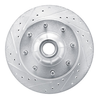 R1 Concepts® - eLINE™ Drilled and Slotted 1-Piece Front Driver Side Brake Rotor