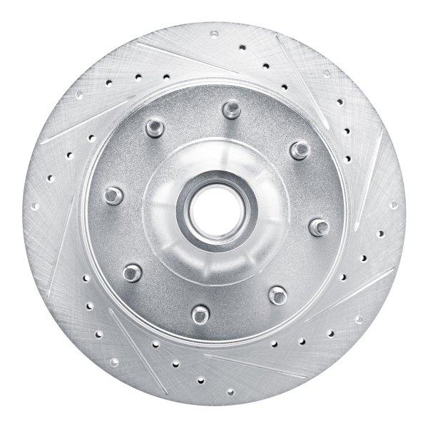 R1 Concepts® - eLINE™ Drilled and Slotted 1-Piece Front Brake Rotor