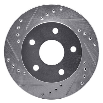 R1 Concepts® - eLINE™ Drilled and Slotted 1-Piece Front Driver Side Brake Rotor