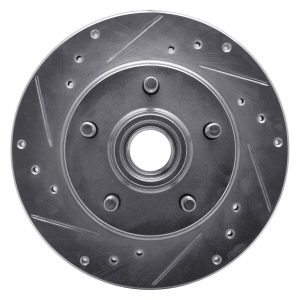 R1 Concepts® - eLINE™ Drilled and Slotted 1-Piece Front Brake Rotor