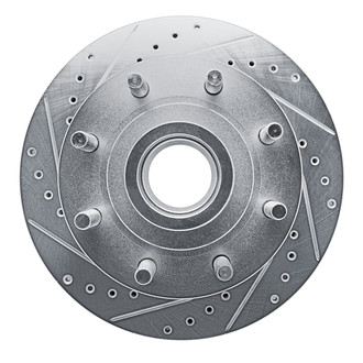R1 Concepts® - eLINE™ Drilled and Slotted 1-Piece Front Driver Side Brake Rotor