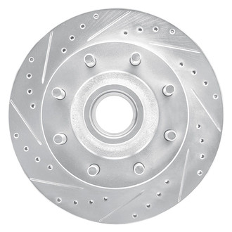 R1 Concepts® - eLINE™ Drilled and Slotted 1-Piece Front Driver Side Brake Rotor