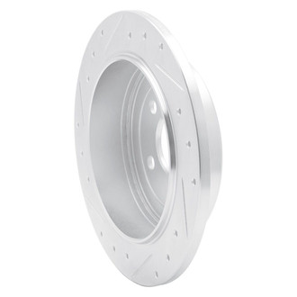 R1 Concepts® - eLINE™ Drilled and Slotted 1-Piece Rear Passenger Side Brake Rotor