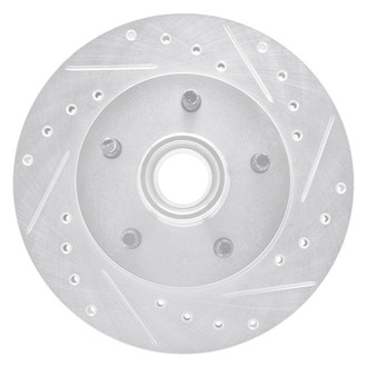 R1 Concepts® - eLINE™ Drilled and Slotted 1-Piece Front Passenger Side Brake Rotor