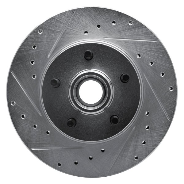 R1 Concepts® - eLINE™ Drilled and Slotted 1-Piece Front Brake Rotor