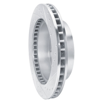 R1 Concepts® - eLINE™ Drilled and Slotted 1-Piece Front Driver Side Brake Rotor
