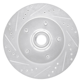 R1 Concepts® - eLINE™ Drilled and Slotted 1-Piece Front Driver Side Brake Rotor