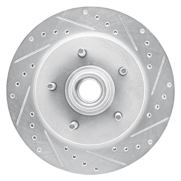 R1 Concepts® - eLINE™ Drilled and Slotted 1-Piece Front Brake Rotor