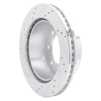 R1 Concepts® - eLINE™ Drilled and Slotted 1-Piece Rear Passenger Side Brake Rotor