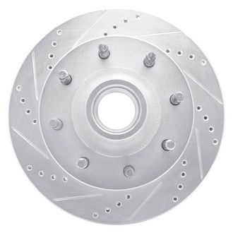 R1 Concepts® - eLINE™ Drilled and Slotted 1-Piece Front Driver Side Brake Rotor