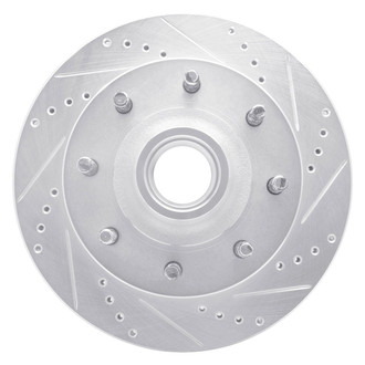 R1 Concepts® - eLINE™ Drilled and Slotted 1-Piece Front Passenger Side Brake Rotor