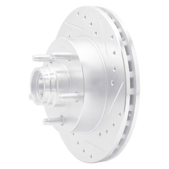 R1 Concepts® - eLINE™ Drilled and Slotted 1-Piece Front Passenger Side Brake Rotor