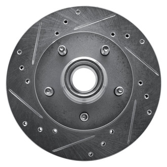 R1 Concepts® - eLINE™ Drilled and Slotted 1-Piece Front Driver Side Brake Rotor