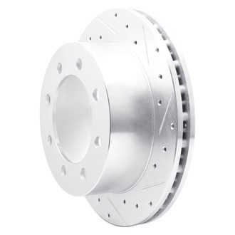 R1 Concepts® - eLINE™ Drilled and Slotted 1-Piece Rear Passenger Side Brake Rotor
