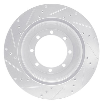 R1 Concepts® - eLINE™ Drilled and Slotted 1-Piece Rear Passenger Side Brake Rotor