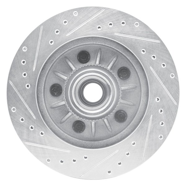 R1 Concepts® - eLINE™ Drilled and Slotted 1-Piece Front Brake Rotor