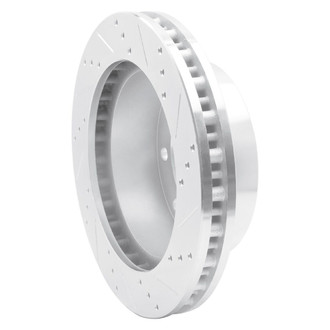 R1 Concepts® - eLINE™ Drilled and Slotted 1-Piece Front Driver Side Brake Rotor